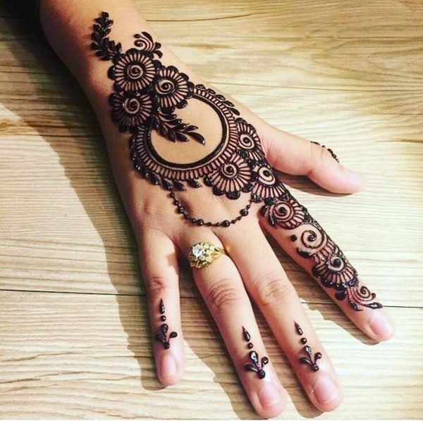 Black Mehndi Designs Top Trend Pk 2647