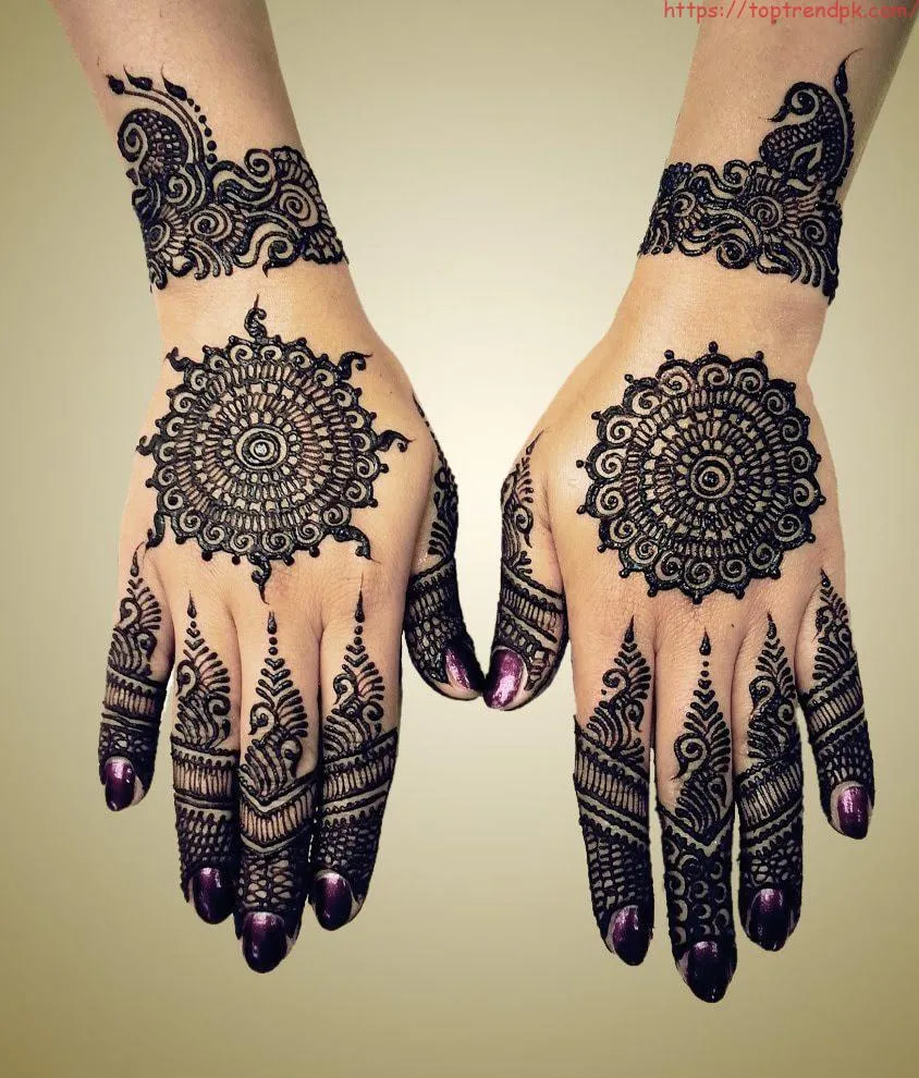Black Mehndi Designs
