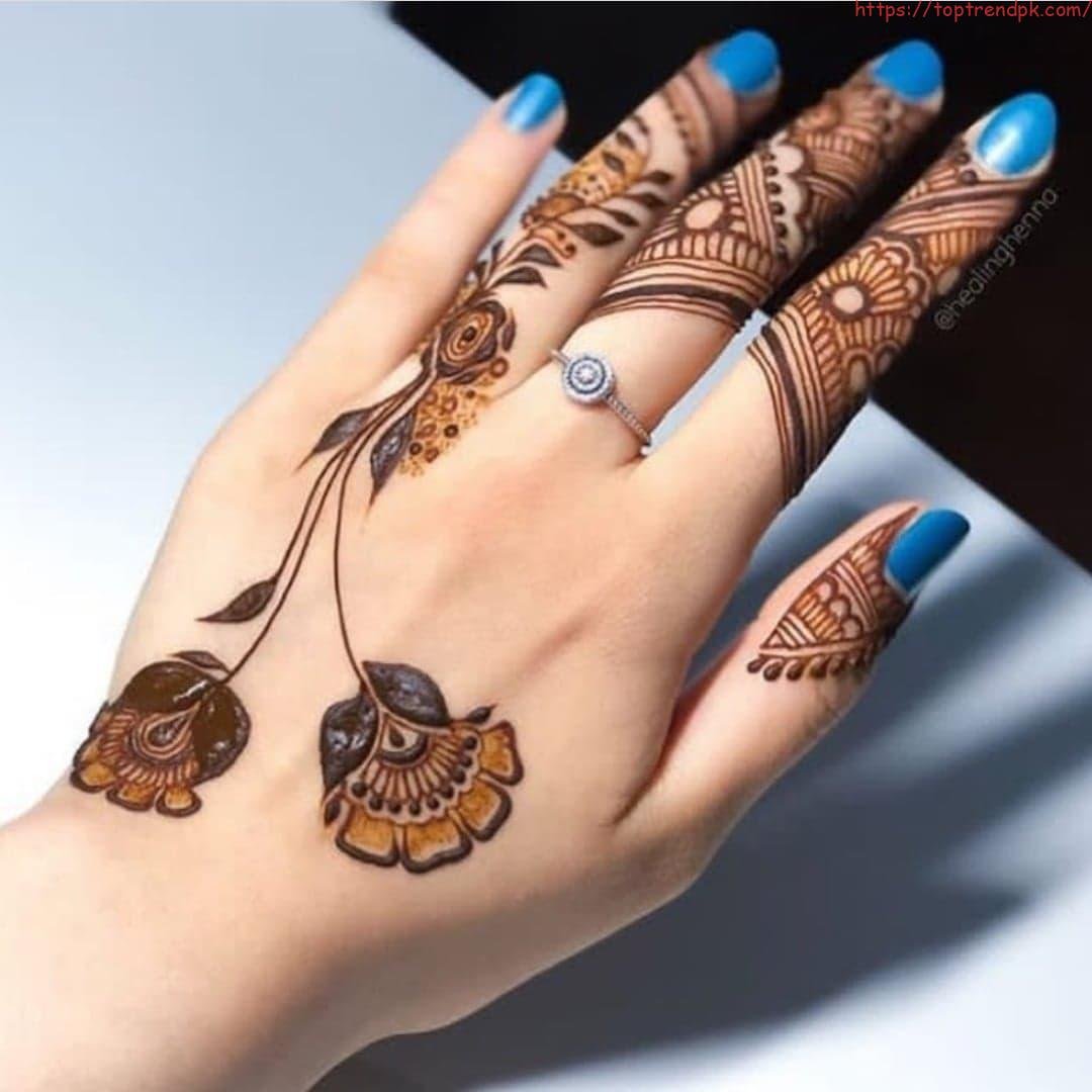 Simple Mehndi Designs 14 1 