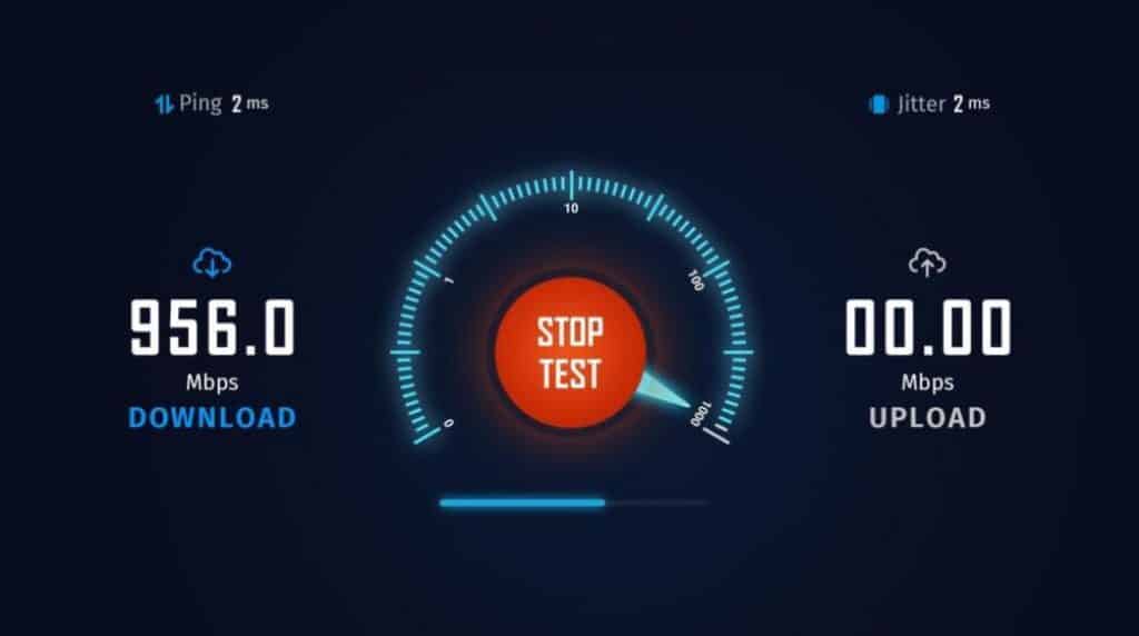 Speed ​​test is a test that allows you to check the speed of broadband internet.
