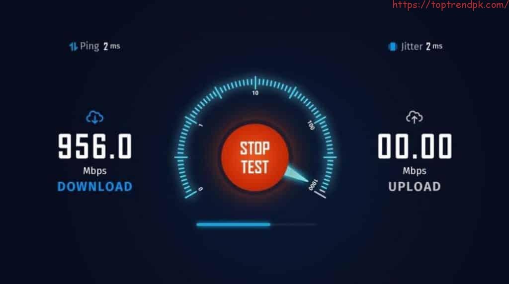 Speed ​​test is a test that allows you to check the speed of broadband internet.