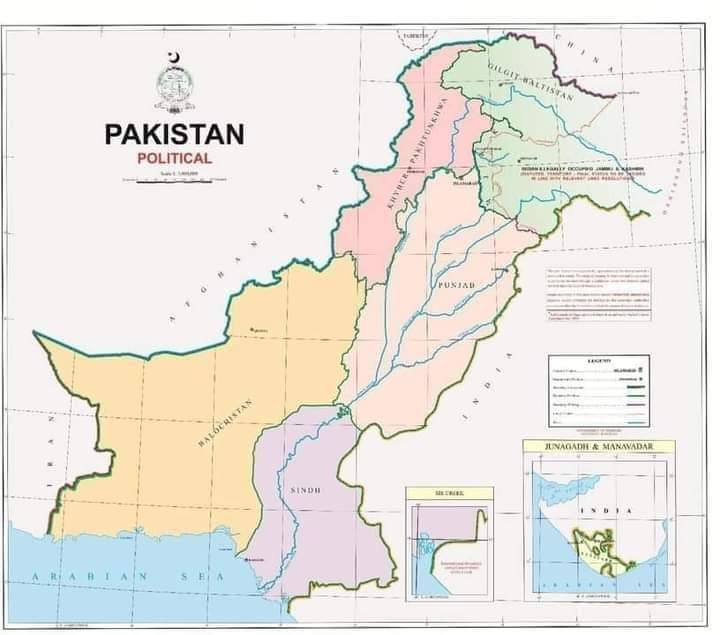 New Map Of Pakistan