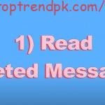how to read deleted messages on whatsapp