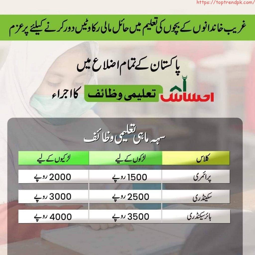 8171 Ehsaas Taleemi Wazifa check online