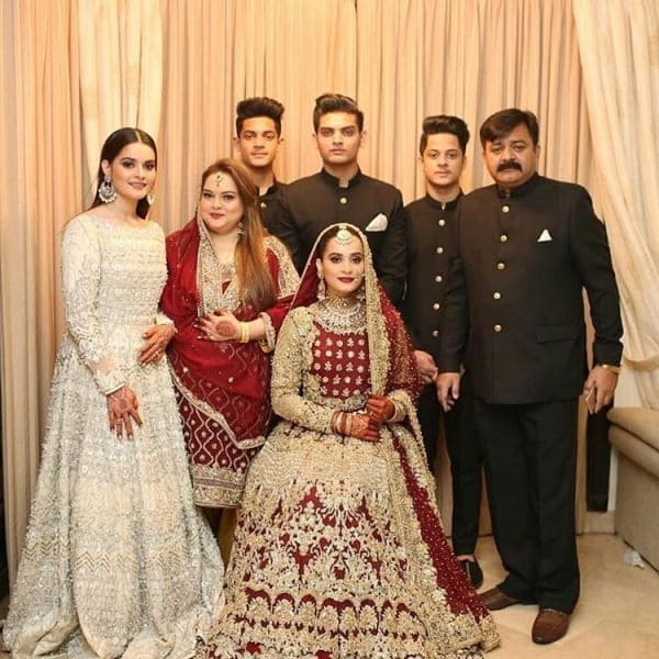 Minal Khan family