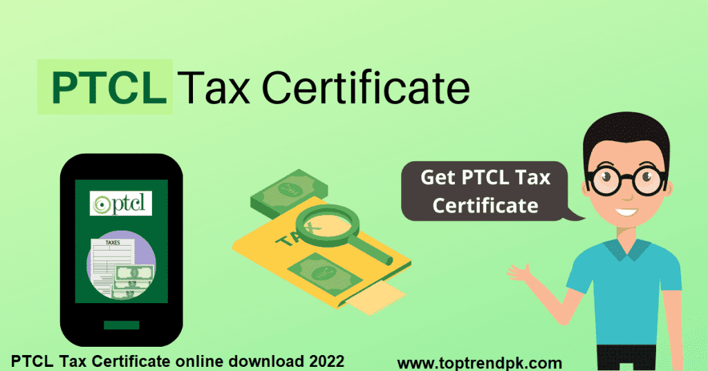 PTCL Tax Deduction Certificate