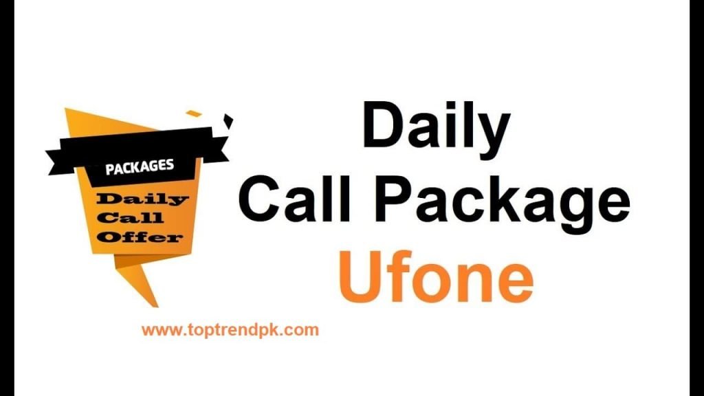 Ufone Call Packages 2022