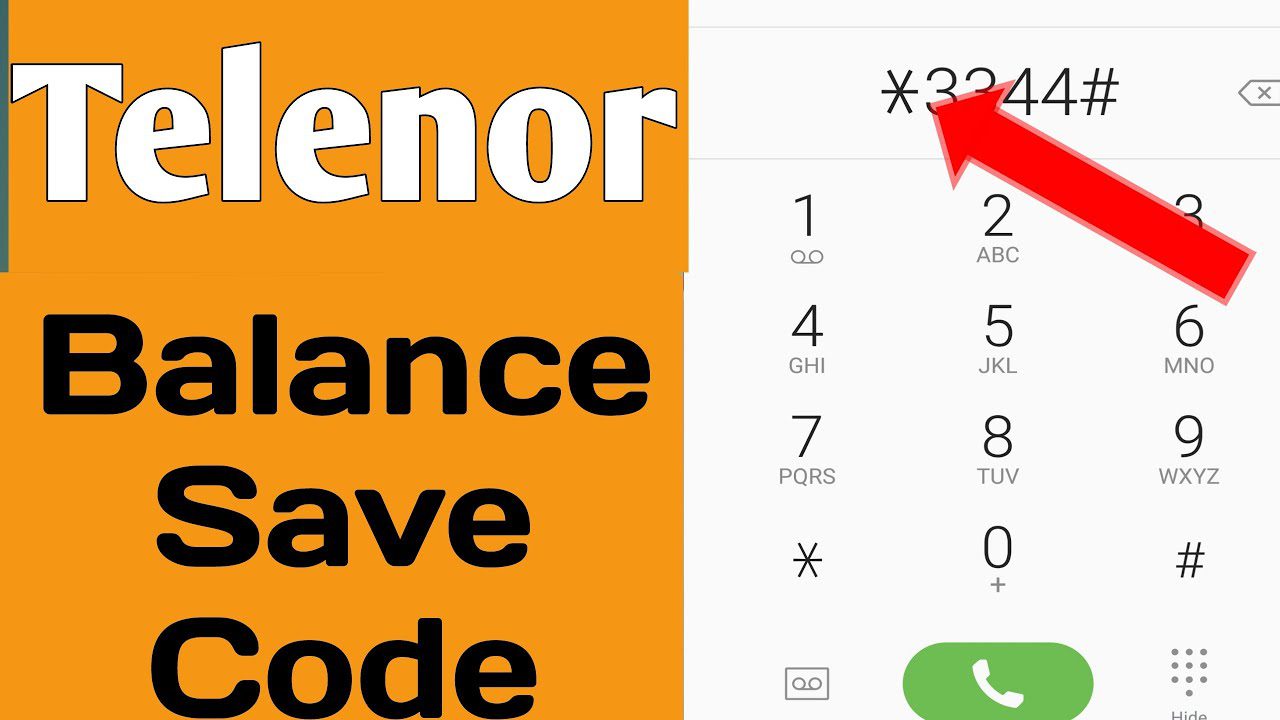 Telenor Balance Save Code 2024 ( Simple Method ) Updated Codes