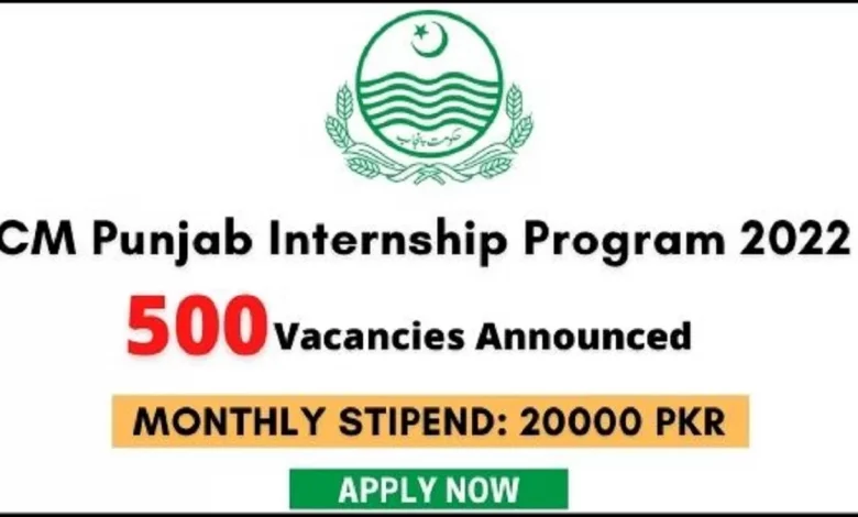 cm punjab paid internship program 2022