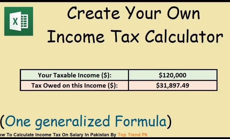 How To Calculate Income Tax On Salary In Pakistan