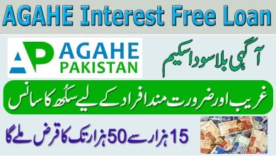 Agahe Pakistan Interest Free Loan online apply