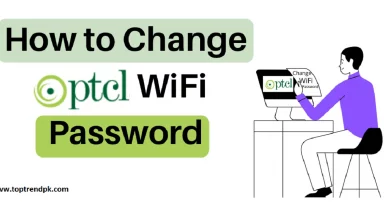 how to change ptcl wifi password