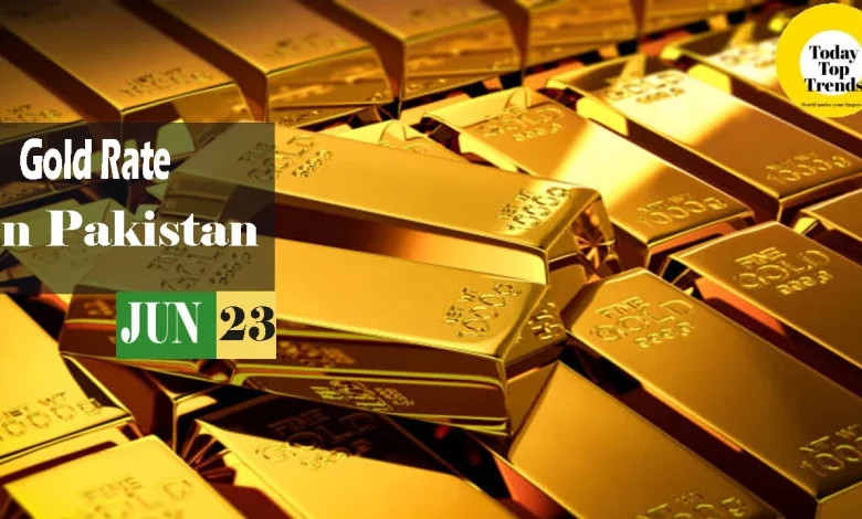 Gold Rate in Pakistan Today 23 June 2022
