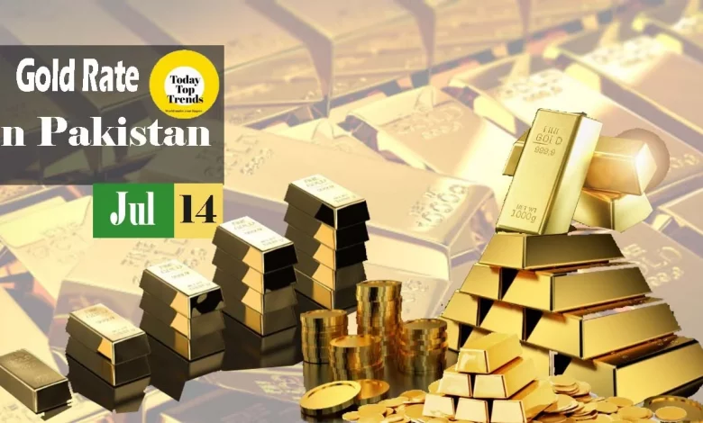 Gold Rate in Pakistan Today 14 July 2022