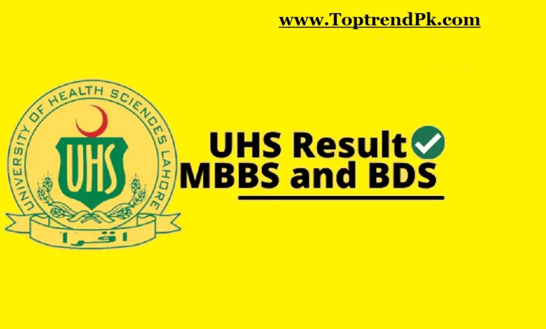 UHS Result 2022 MBBS