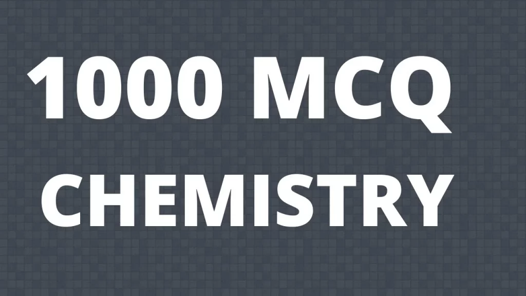 Chemistry Mcqs With Answers