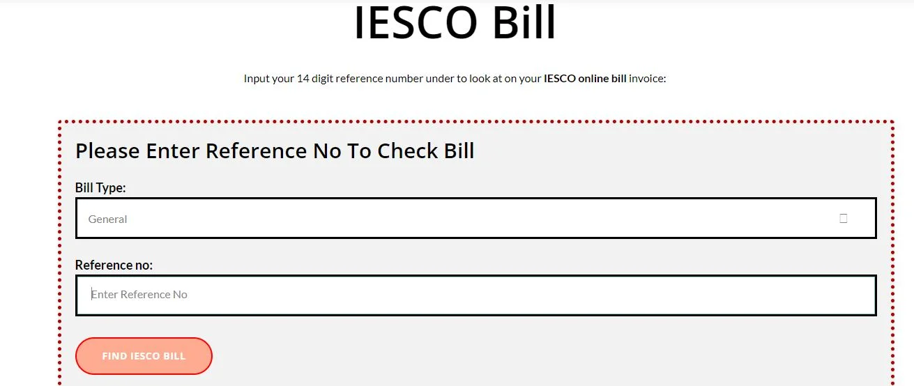 IESCO Bill Online Check