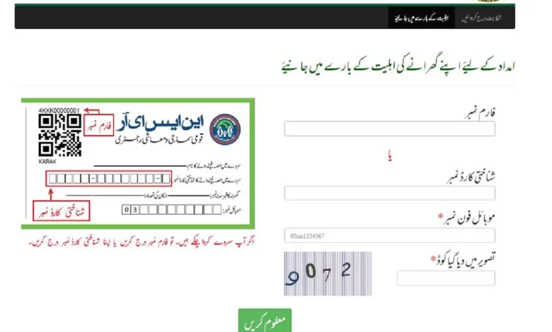 Ehsaas Program 7000 Online Registration