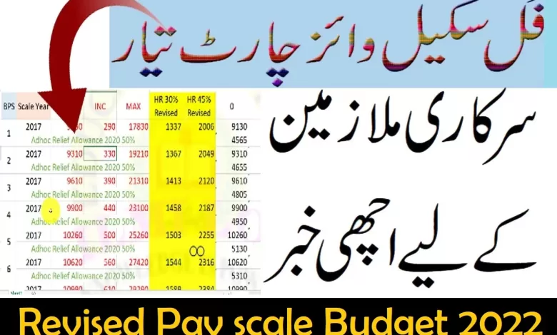 Punjab Pay Scale Chart 2023 Revised Notification