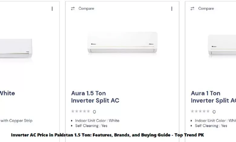 Inverter AC Price in Pakistan 1.5 Ton: Features, Brands, and Buying Guide