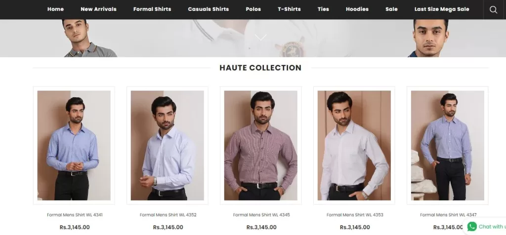 Best shirts brands in pakistan for men