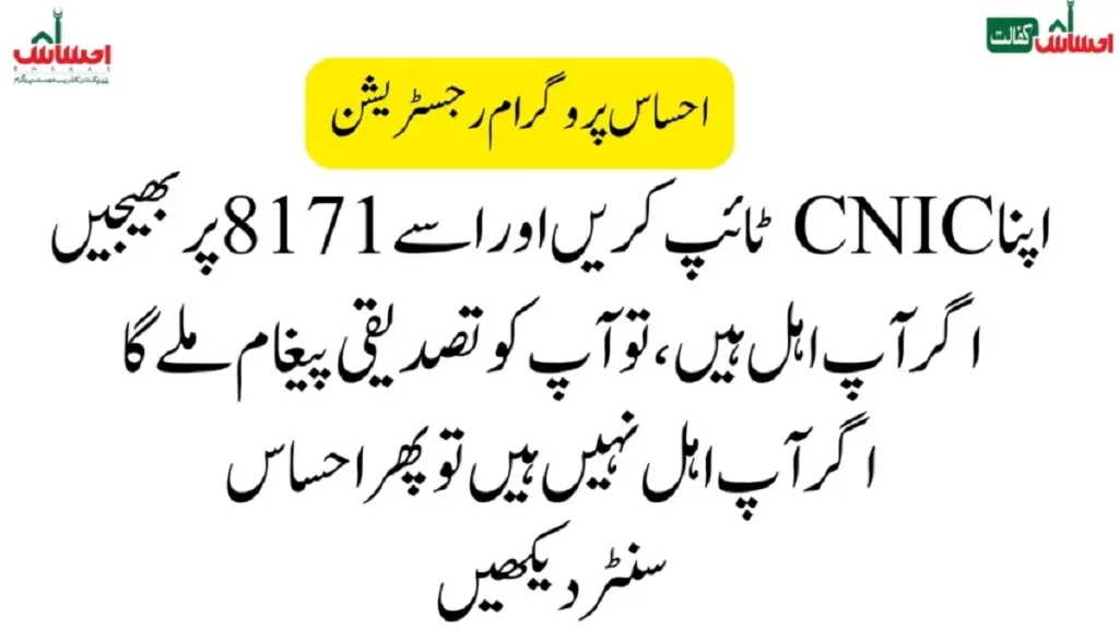 Get help with Ehsaas registration & 8171 check (2024)! Image shows a friendly guide assisting with simple steps. Register easily and access support now!