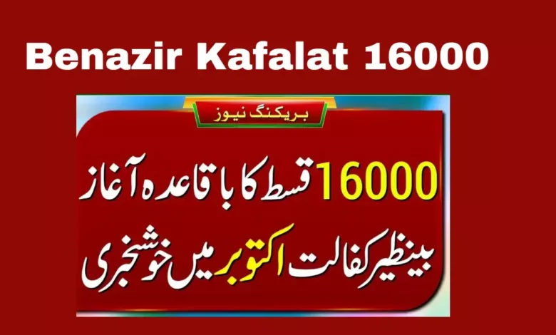 Get your Benazir Kafalat 16000 update! Online check, application details, latest news - everything you need to access your support. Don't miss out!