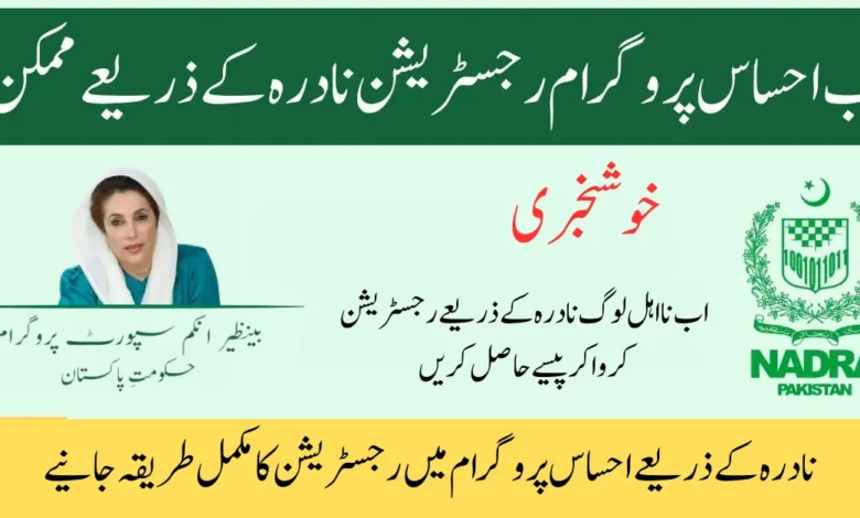 8171 ehsaas nadra registration