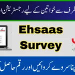How to registered in Ehsaas Survey Program Registration