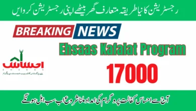 What is Ehsaas Kafalat 17000 Payment process