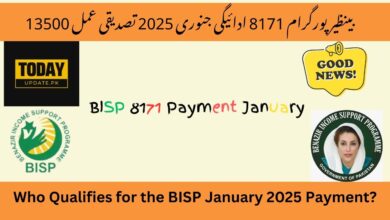 BISP 8171 Payment January