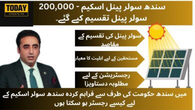 Sindh Solar Panel Scheme